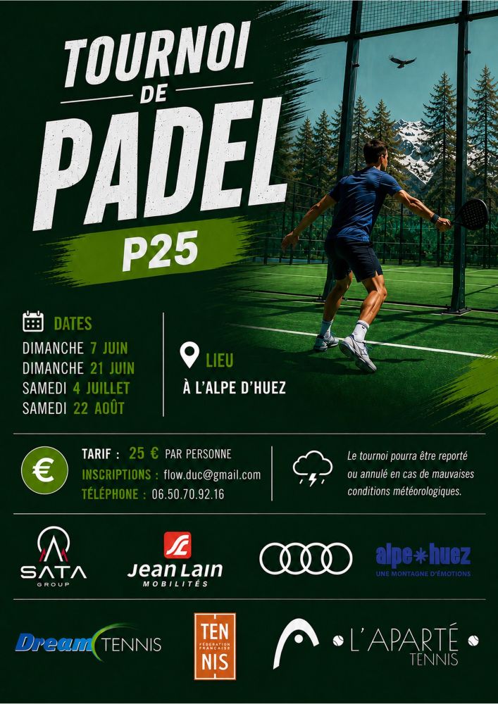 tournois padel p25
